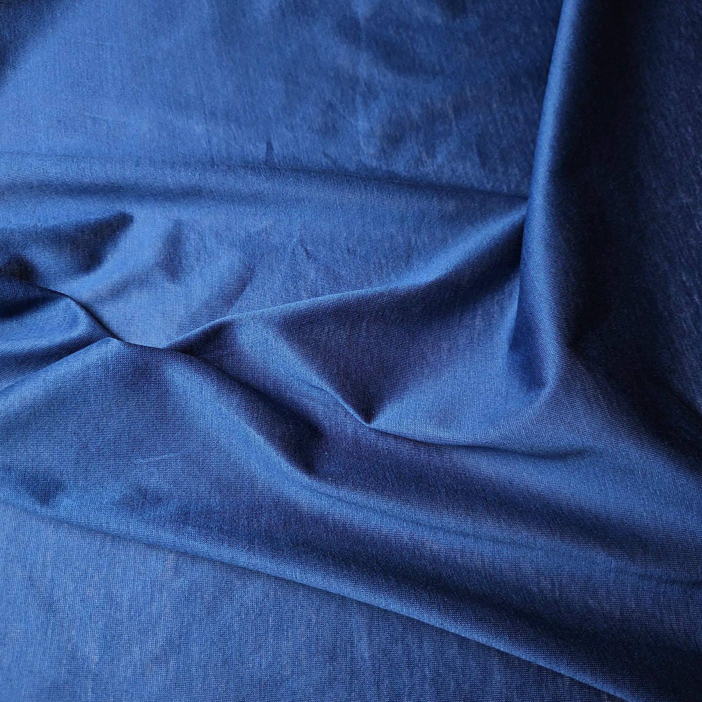 Jersey · Baumwolle · Uni · Pantone Lapis Blue Muster Uni · 145 cm · 120 g/m² · Meterware