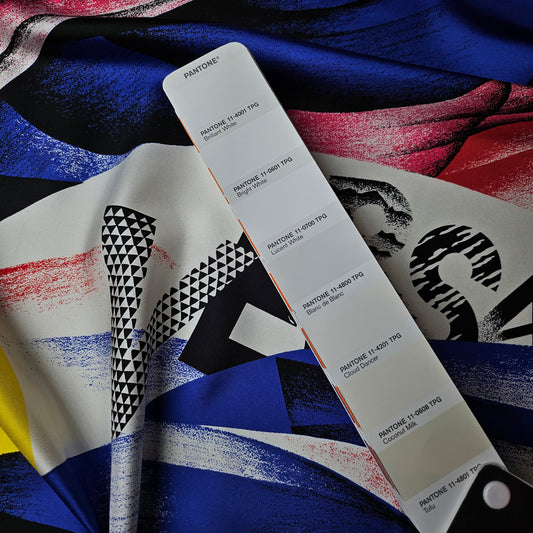 Seide, Twill, Bright White · 150 cm