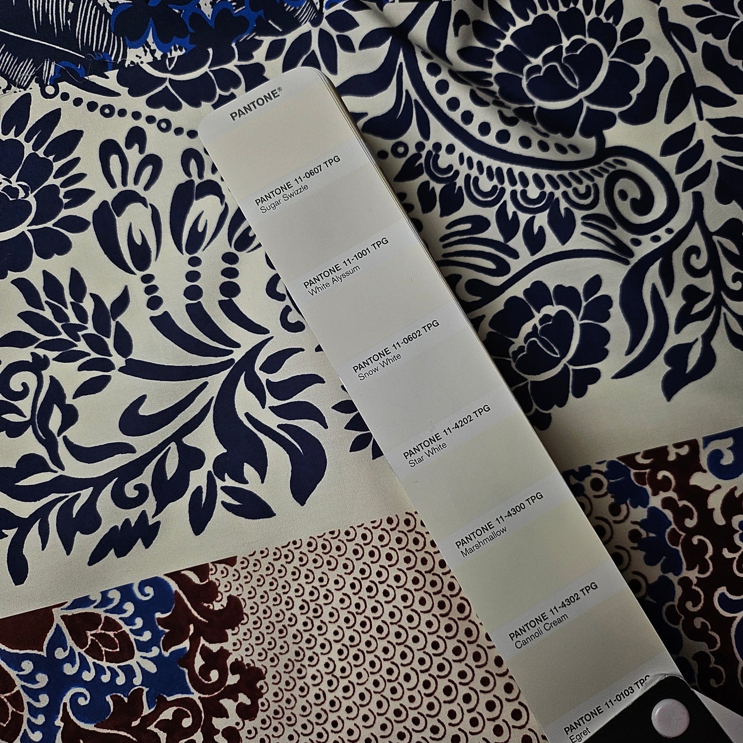 Panel · Poplin · Baumwolle · Floral · Pantone Star White · 95×150 cm
