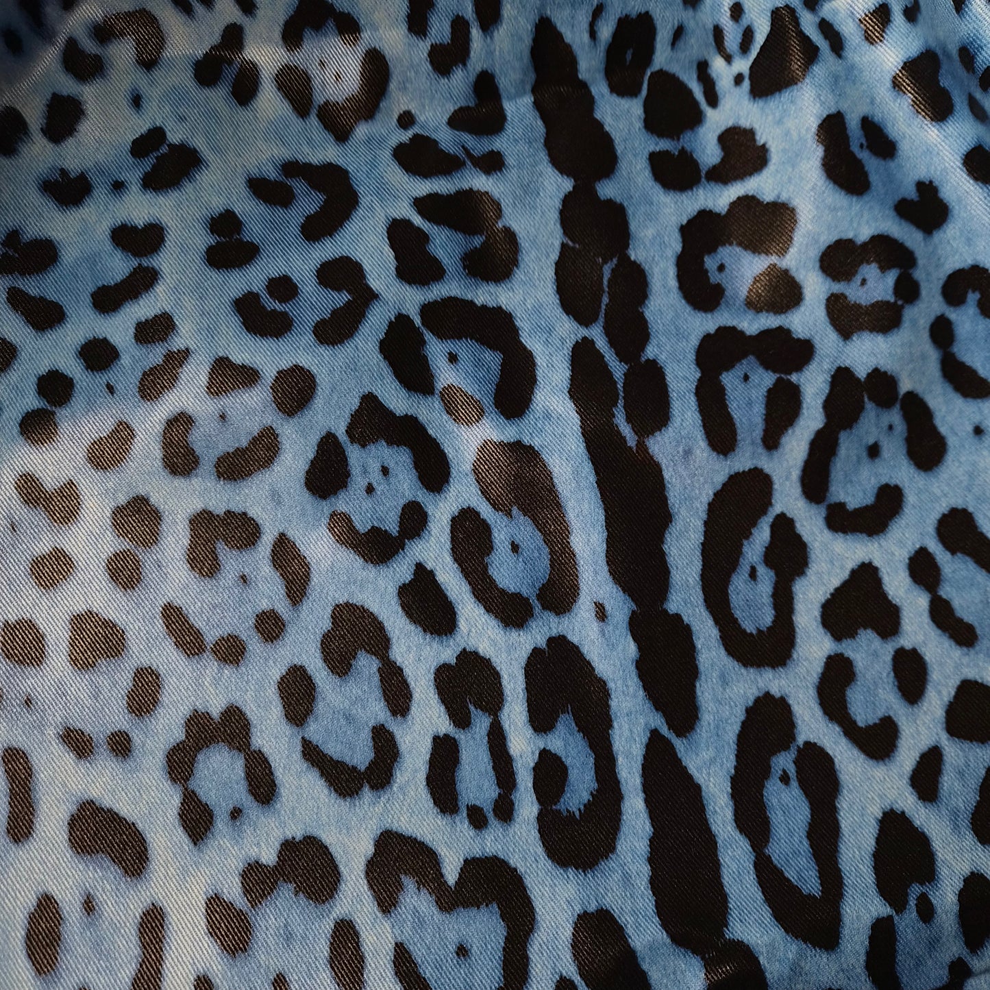 Einzelstück · Denim · Baumwolle · Animal · 225×150 cm