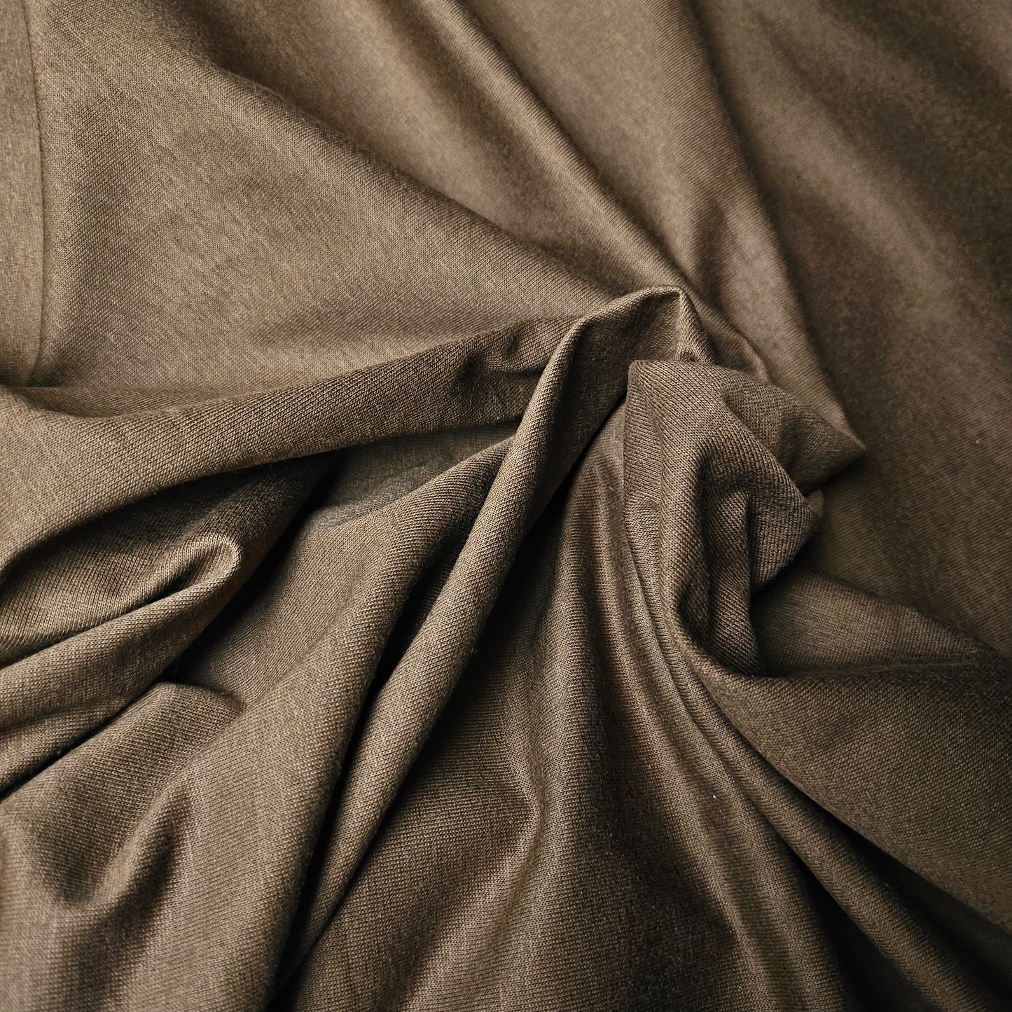 Jersey · Baumwolle · Uni · Pantone Partridge · 170 cm · 180 g/m² · Meterware
