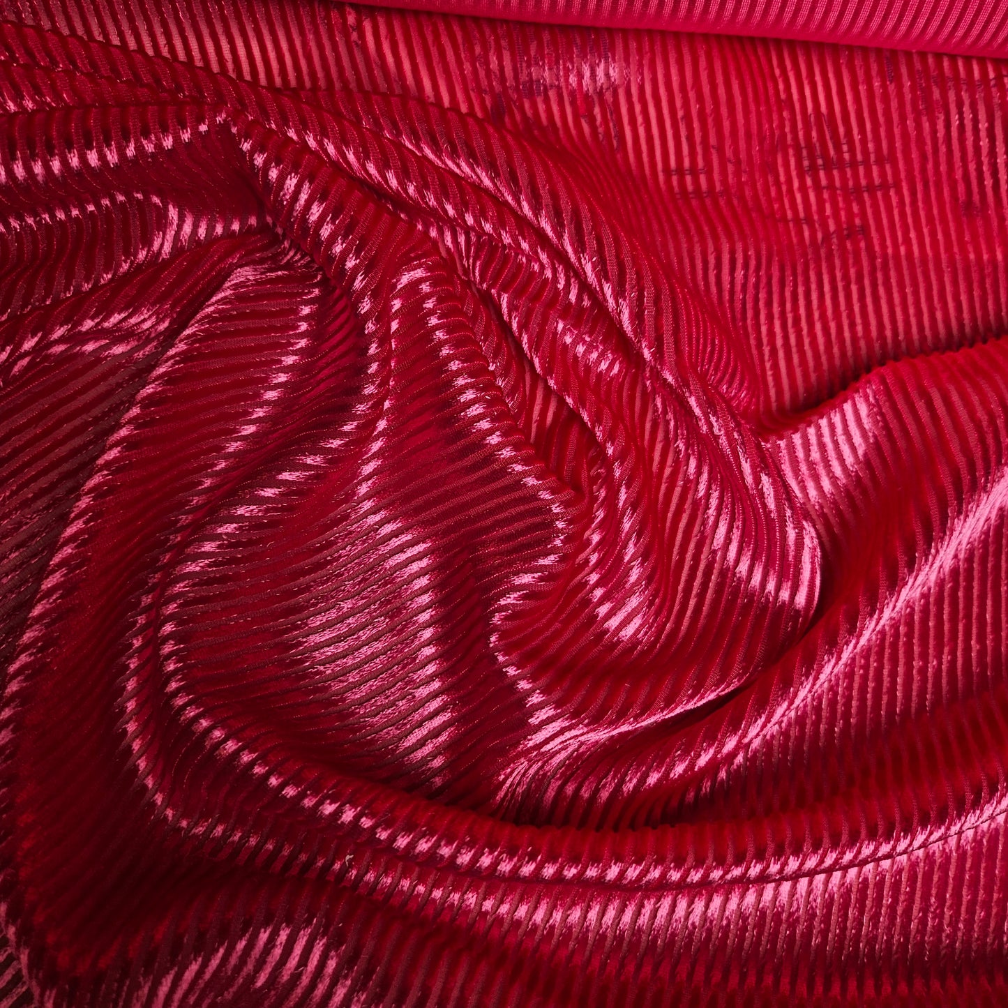 Baumwolle, Cord, Pantone Pink Yarrow · 165×140 cm