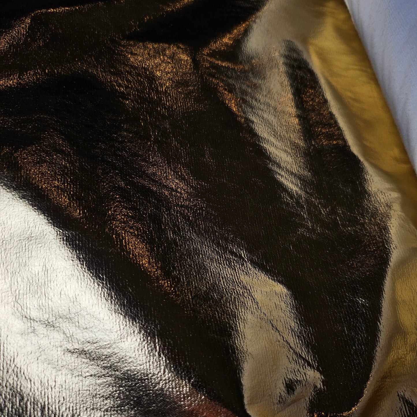 Windbreaker · metallic · Polyester · Uni · Gold · 145 cm · 200 g/m² · Meterware