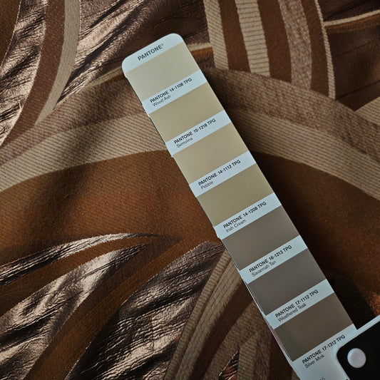 Baumwolle, Fil Coupé, Pantone Semolina, Fil Coupé · 140 cm