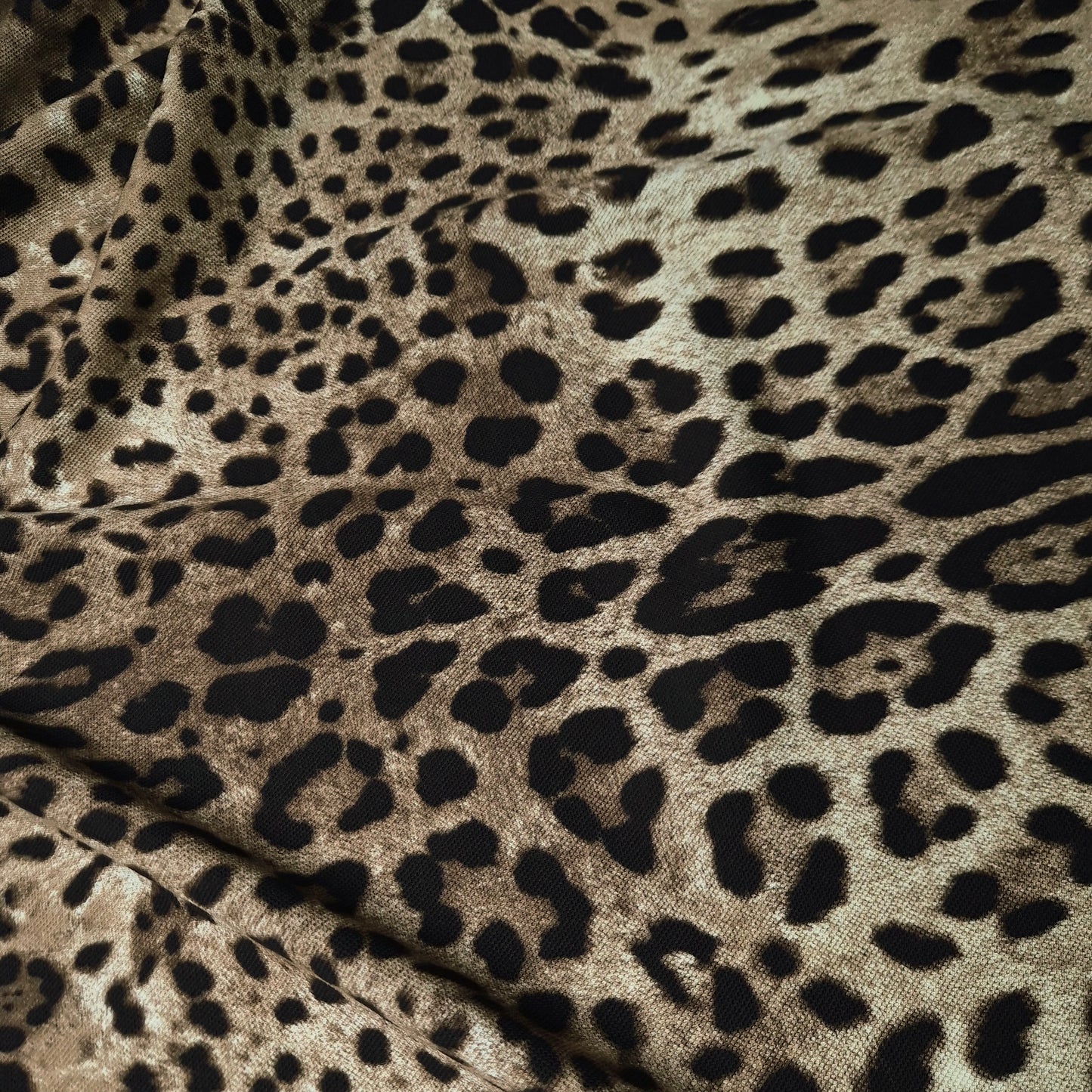 Piqué · Baumwolle · Leo · Farbe: Brauntöne · 150 cm · 200 g/m² · Meterware