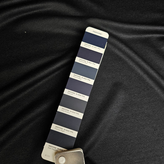 Baumwolle, Pantone Dark Saphire · 160 cm