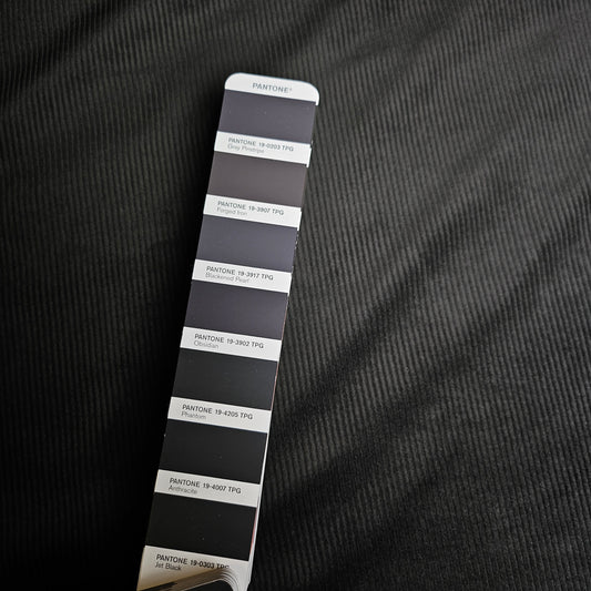 Cord · Stretch · Baumwolle · Uni · Pantone Phantom · 150 cm · 250 g/m² · Meterware