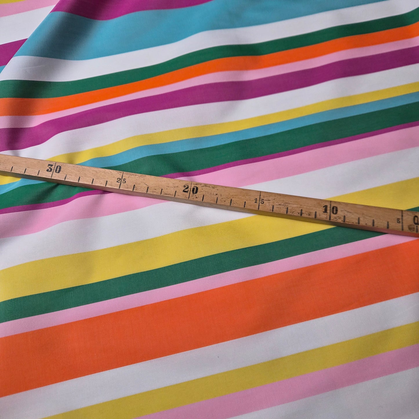 Meterware · Poplin · Baumwolle · Gestreift · Bunt · 150 cm