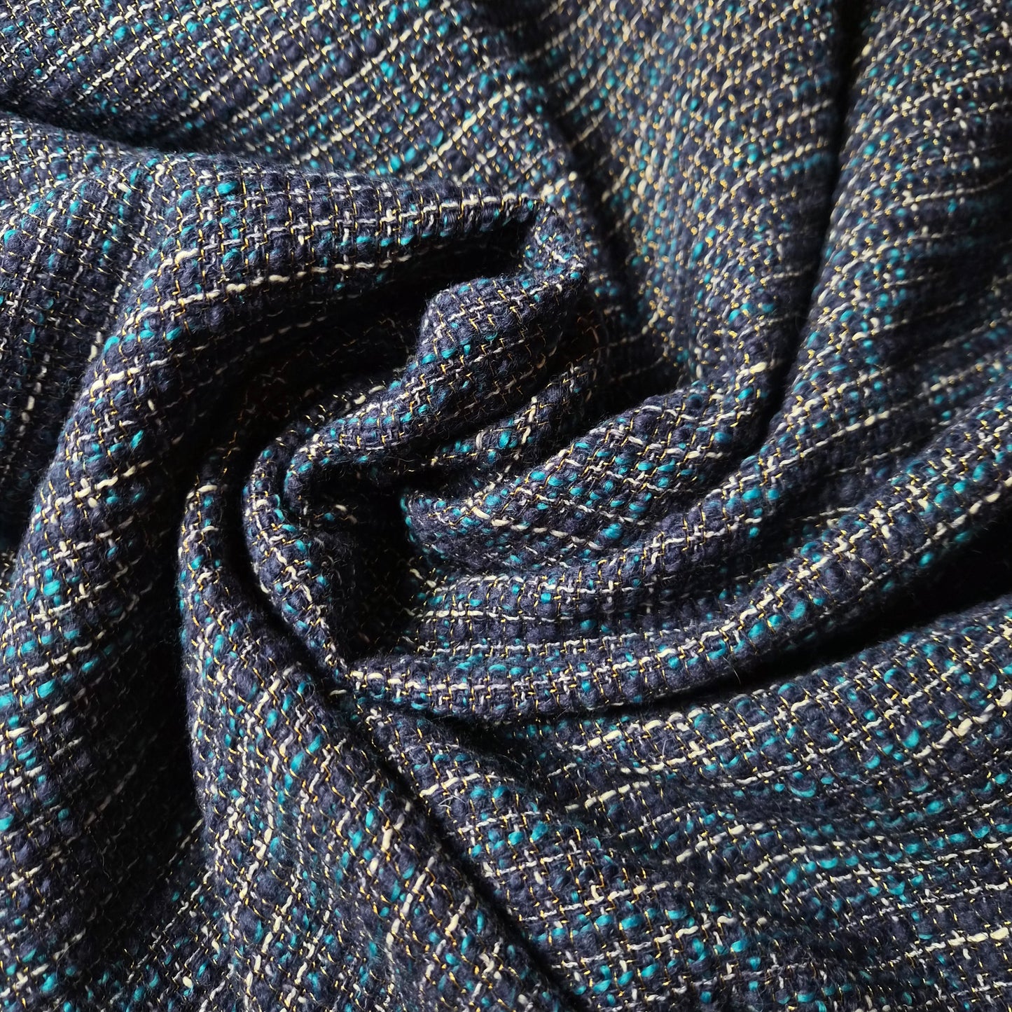 Tweed, Baumwolle Lurex Chanel Pantone Naval Academy · 300×160 cm