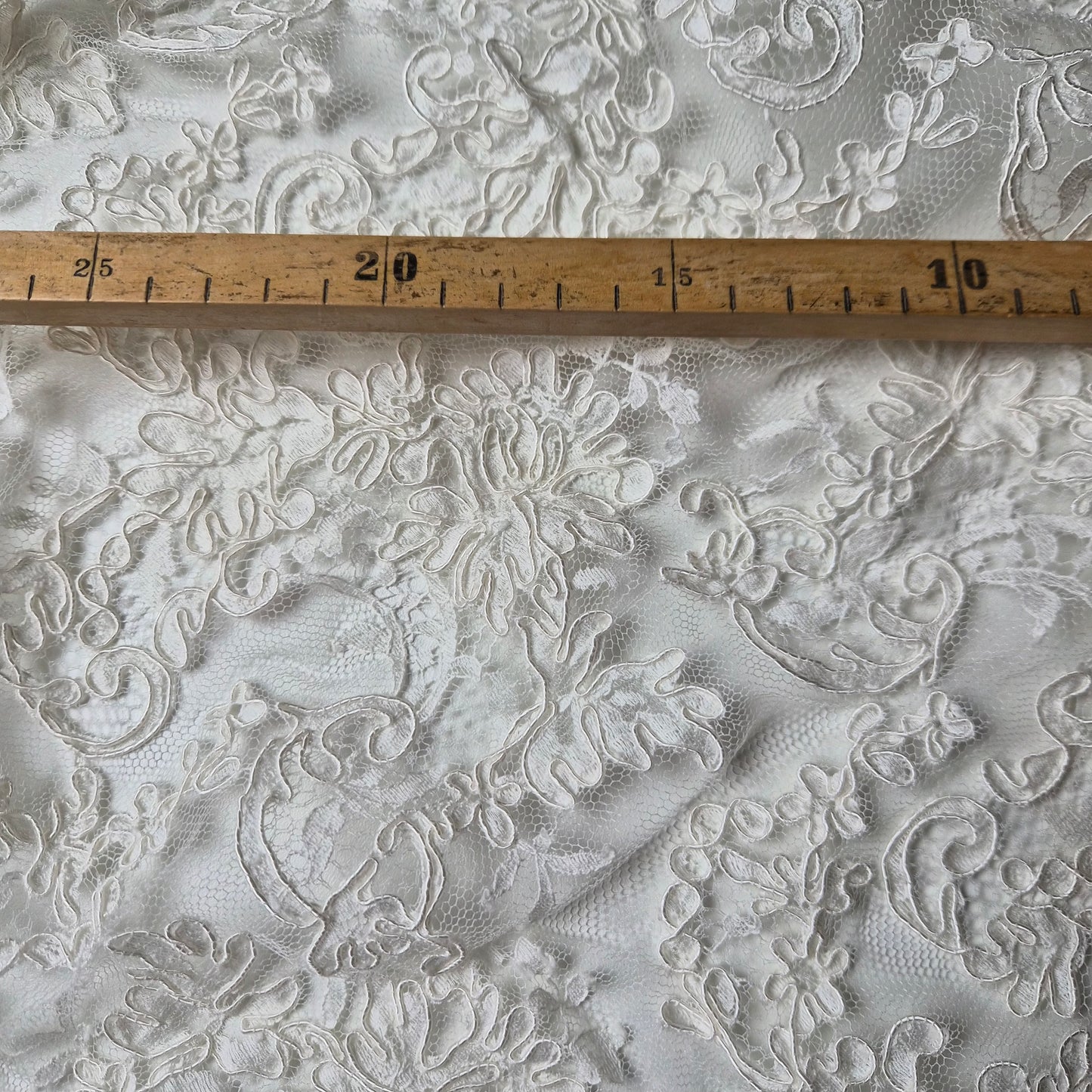 Spitze · Baumwolle, Polyester · Floral · 90 cm · Meterware