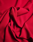 Designerstoff – Deadstock Viskose-Polyester Satin Basisfarbe Pantone Racing Red | 140 cm | M6X4X21