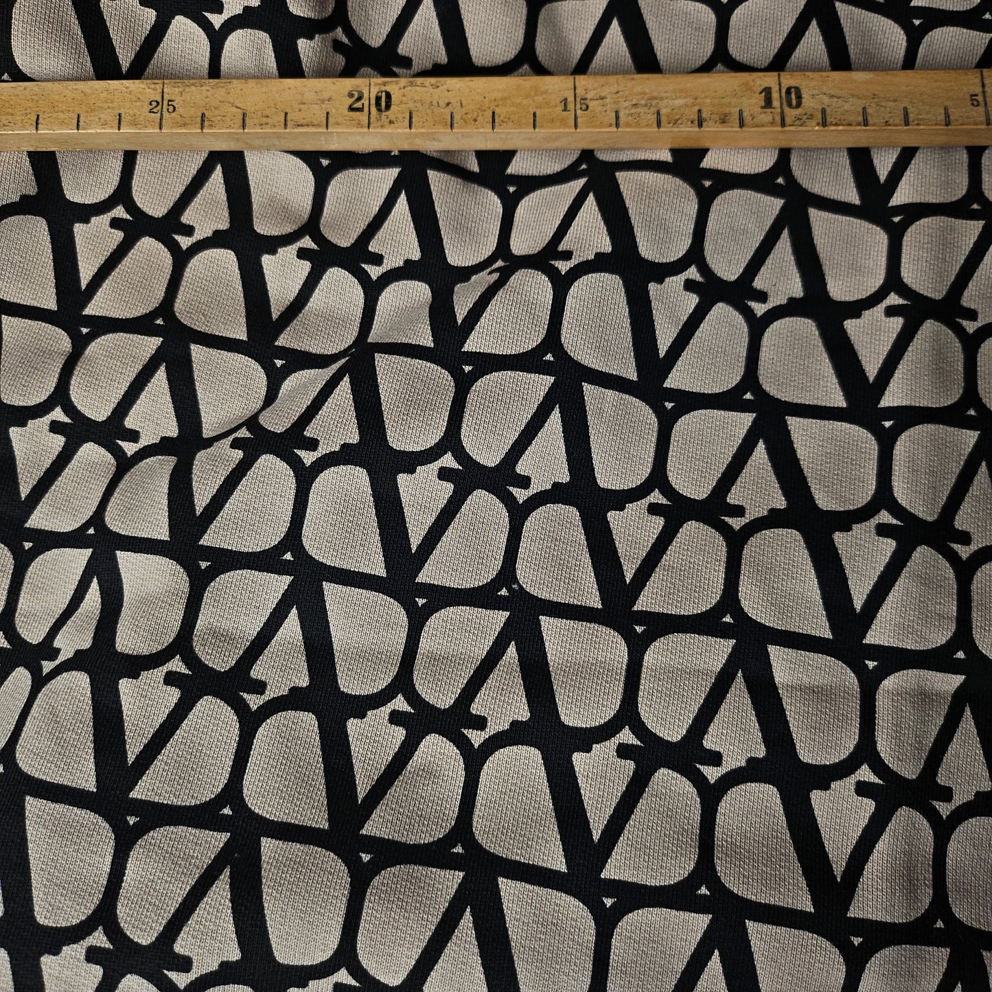 French Terry, Sweat, Baumwolle, Pantone Light Taupe · 35×126 cm