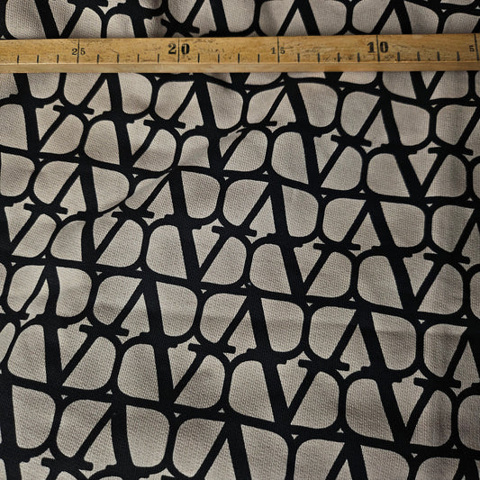 French Terry, Sweat, Baumwolle, Pantone Light Taupe · 35×126 cm