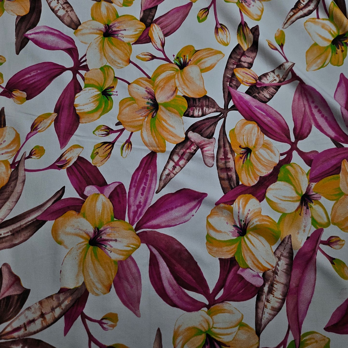 Lycra / Stretch, Pantone Bright White · 130 cm