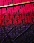 Designerstoff – Deadstock Jersey Doubleface Baumwollmischung Pink-Lila Farbverlauf | 150 cm | M1X4X11