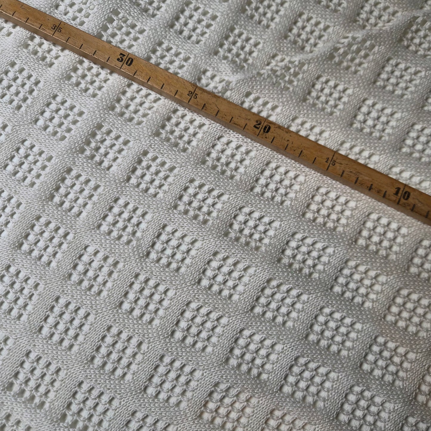 Baumwolle, Strickstoff, Star White · 110 cm