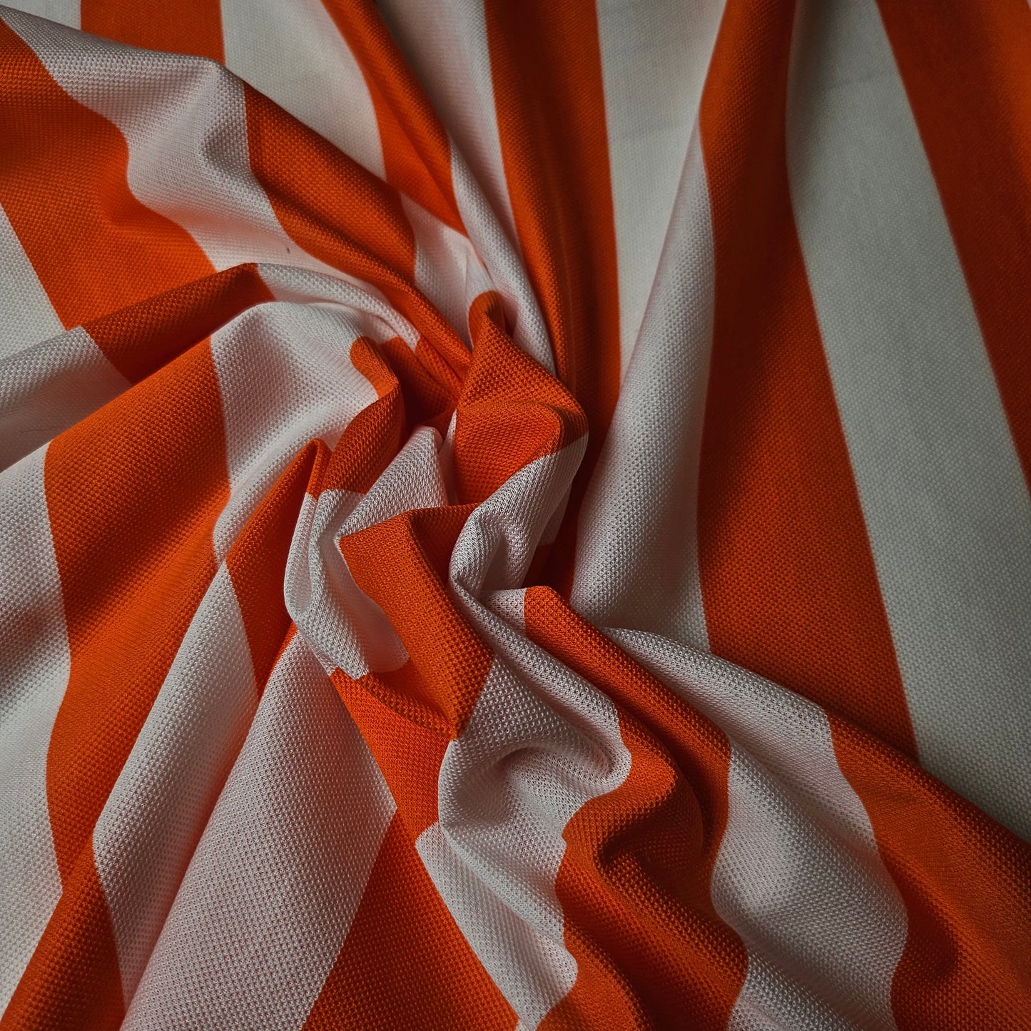 Meterware · Piqué · Baumwolle · Orange · 155 cm · 160 g/m²