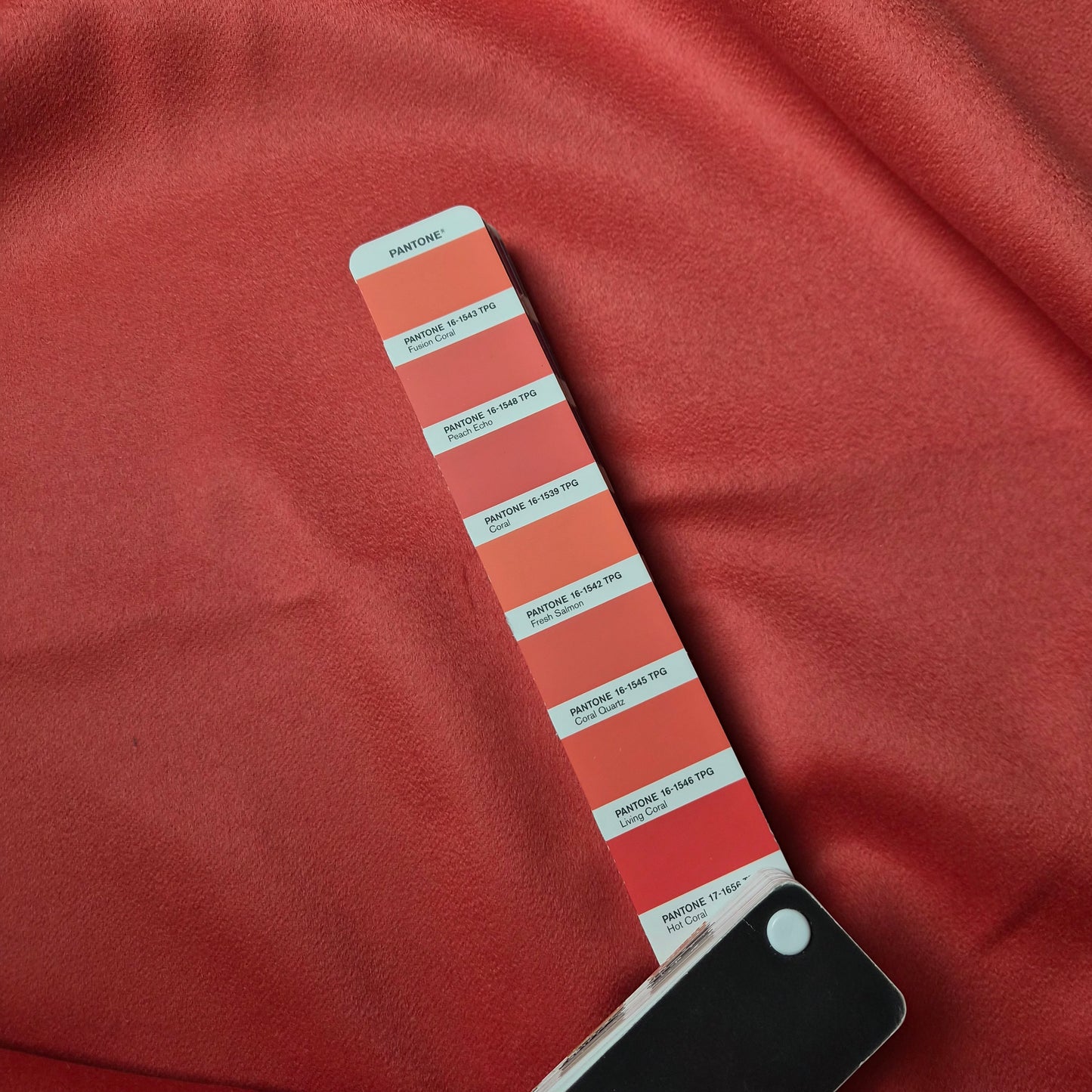 Kombipaket · Mantelstoff · Doubleface, Trennbar · Kaschmir · Pantone Coral · Stoff 200×150 cm + Viskosefutter 200×150 cm · 740 g/m²