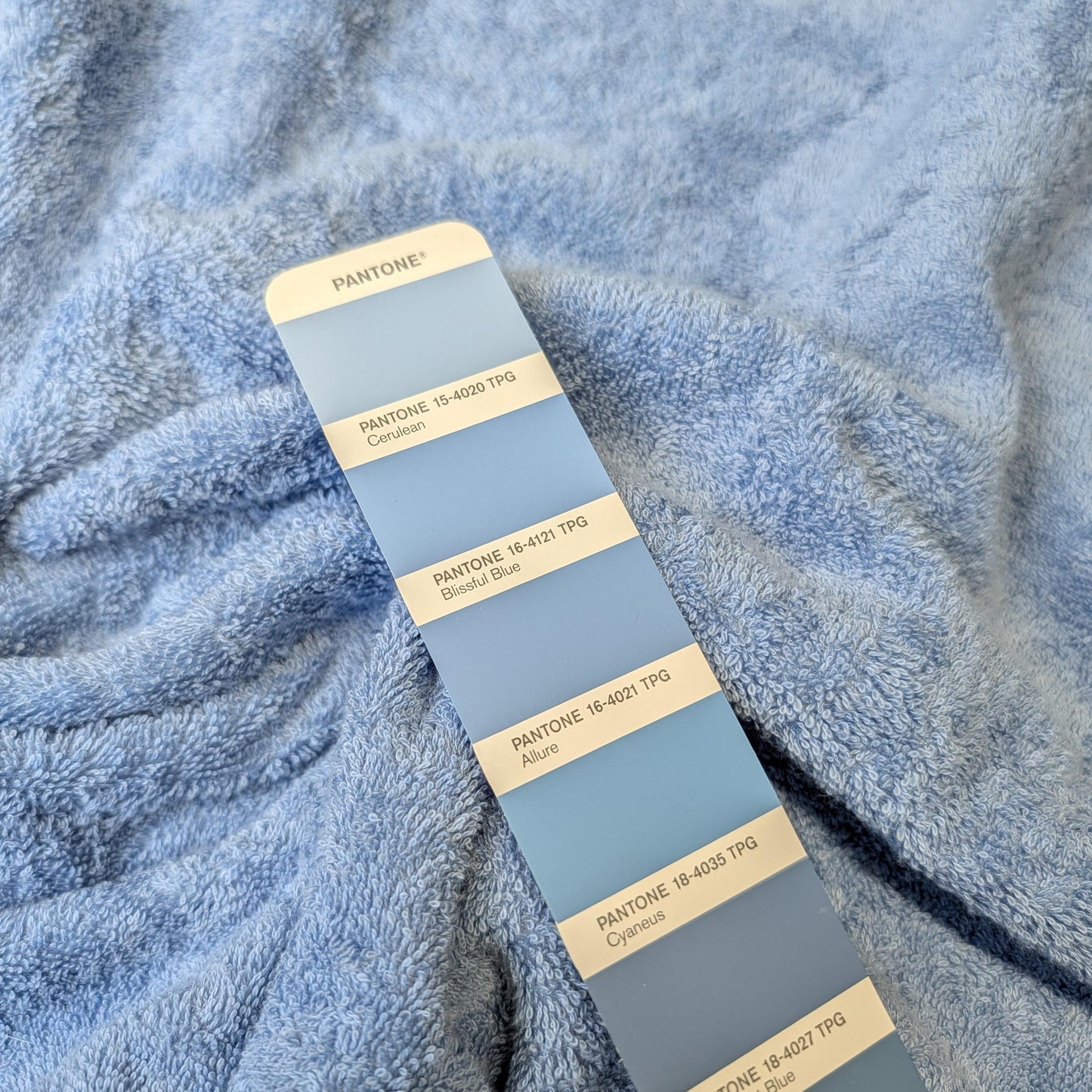 Frottee, Bliss Blue · 153 cm