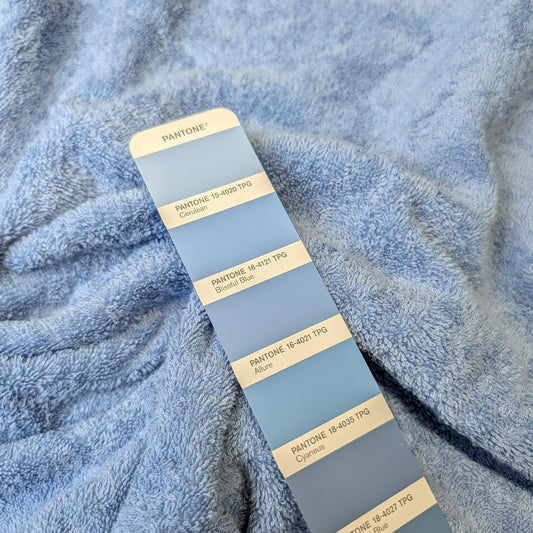 Frottee, Bliss Blue · 153 cm