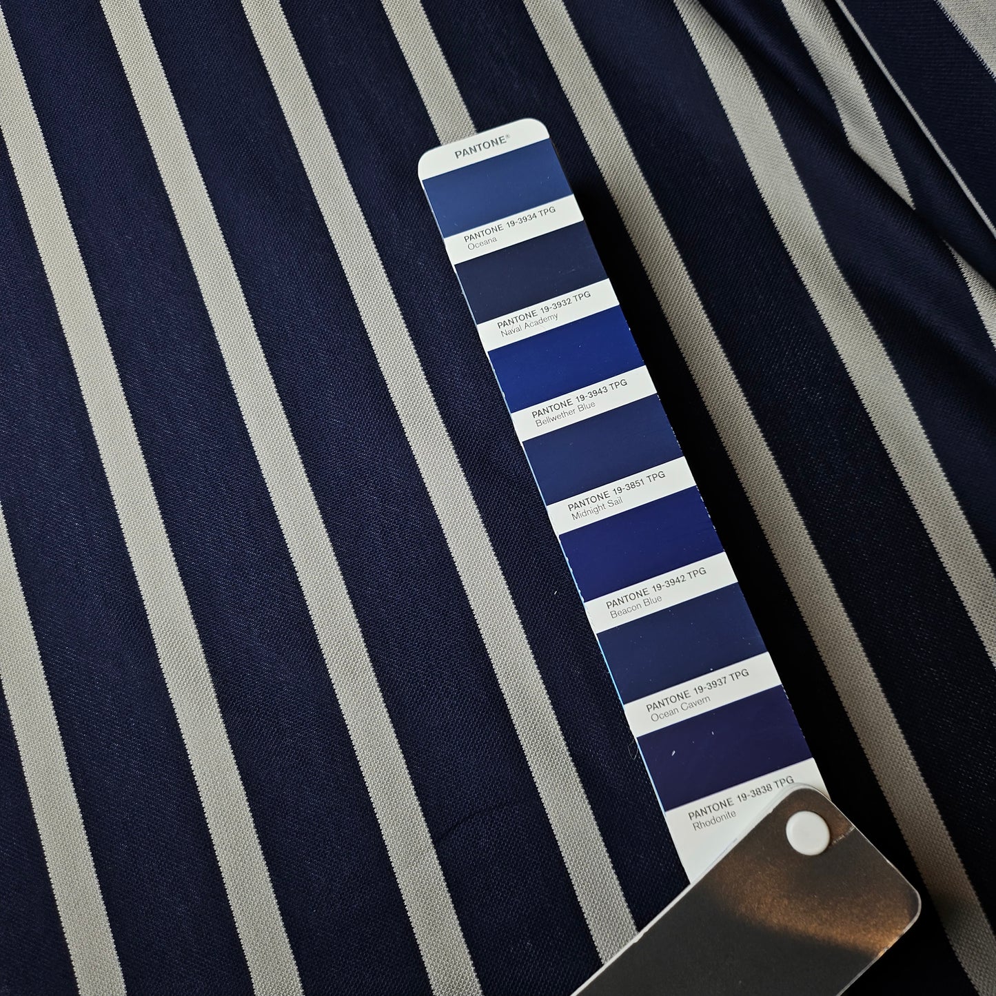 Pique Baumwolle Pantone Naval Academy / 190cm breit 150g/m2