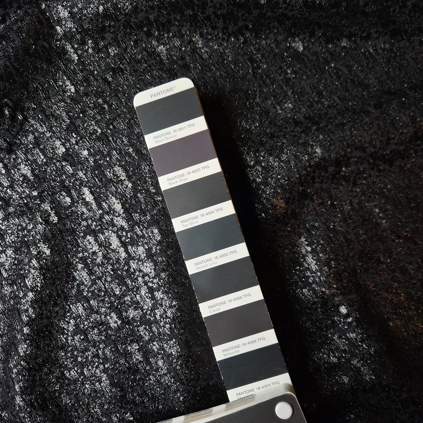 Baumwolle, Lurex, Wolle, Tweed, Moonless Night · 145 cm