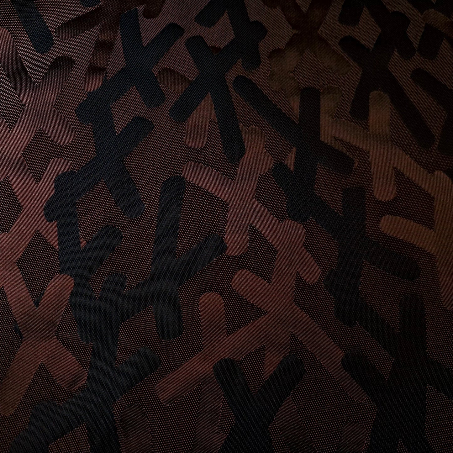 Jacquard · Polyester · Abstrakt · Pantone Copper Coin · 145 cm · 160 g/m² · Meterware