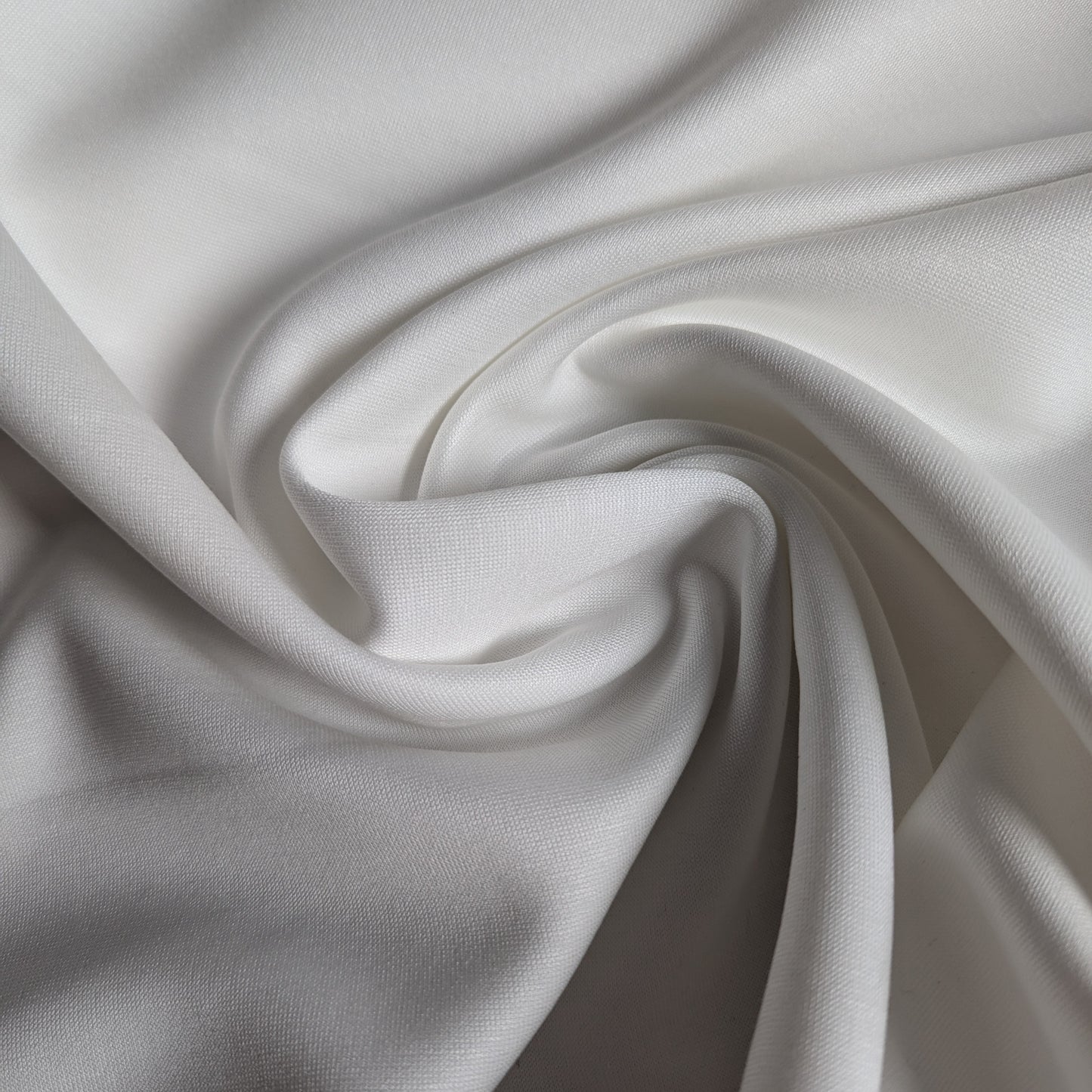 Baumwolle, Polyamid, Wolle, Jersey, Doubleface, Reinweiß · 140 cm 350g/m2