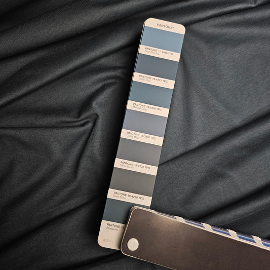 Jersey · Baumwolle · Melange · Pantone Indian Teal · 170 cm · 170 g/m² · Meterware