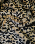 Designerstoff – Deadstock Fake Fur Leopard | 150 cm | M3X1X11