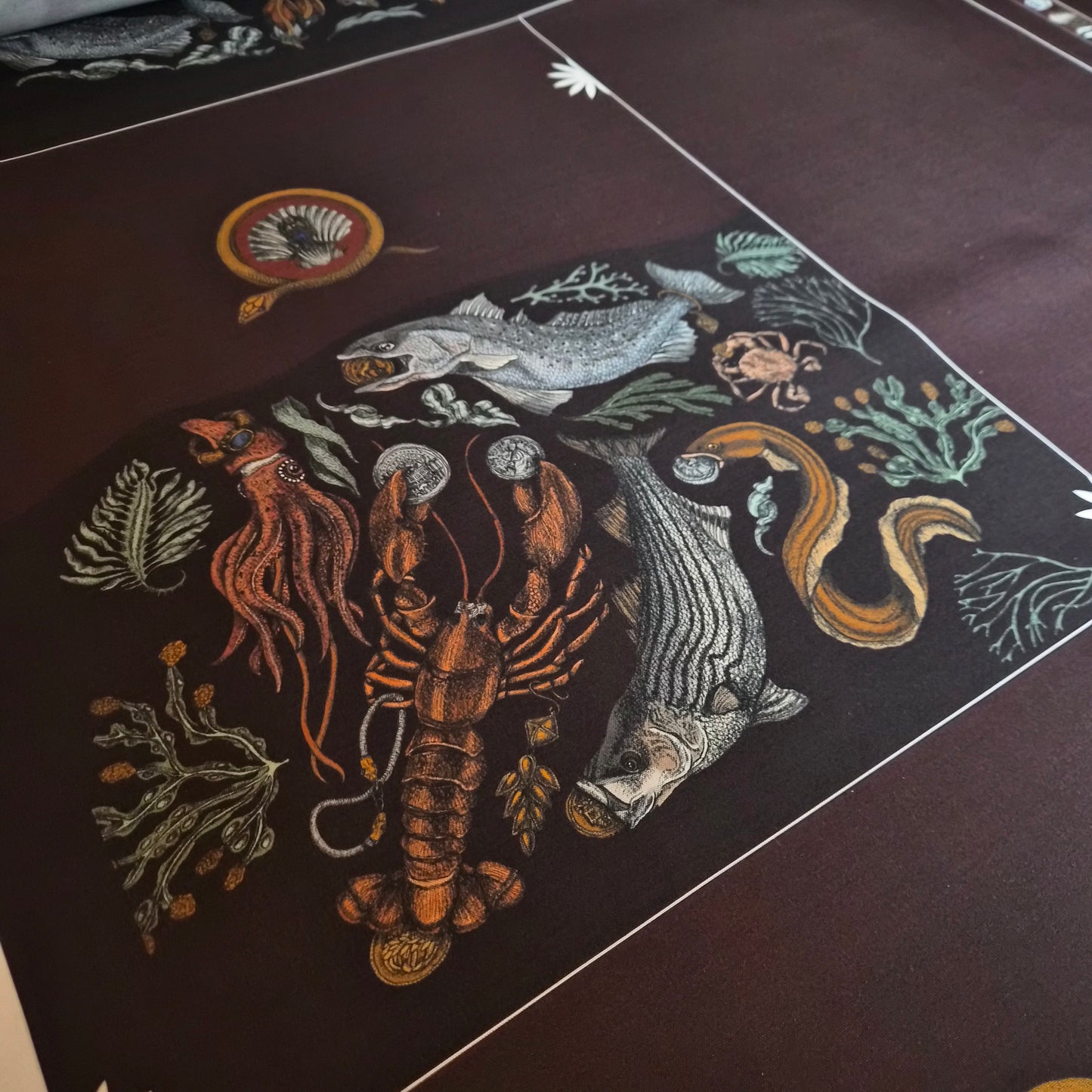 Panel, Seide, Wolle · 230×140 cm