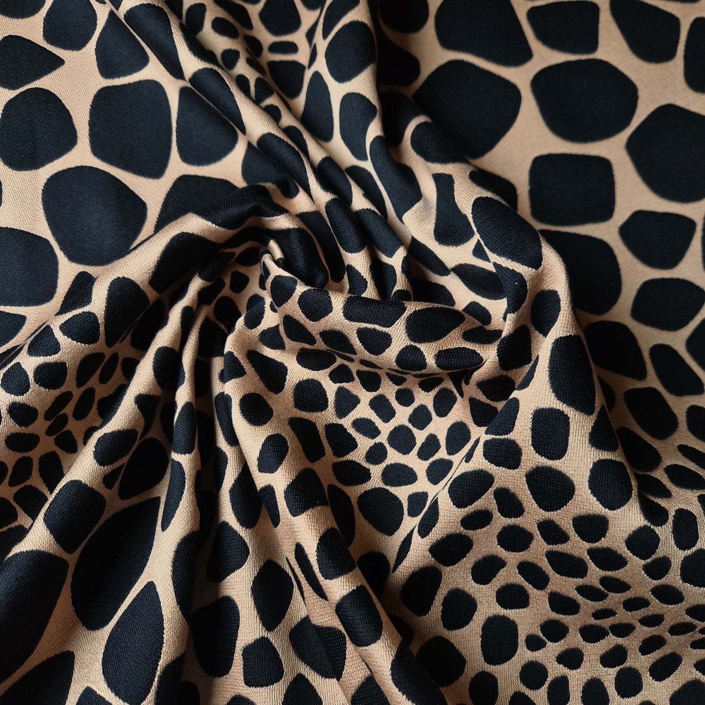 Baumwolle, Seide, Wolle, Webware, Cream Tan · 150 cm 330g/m2