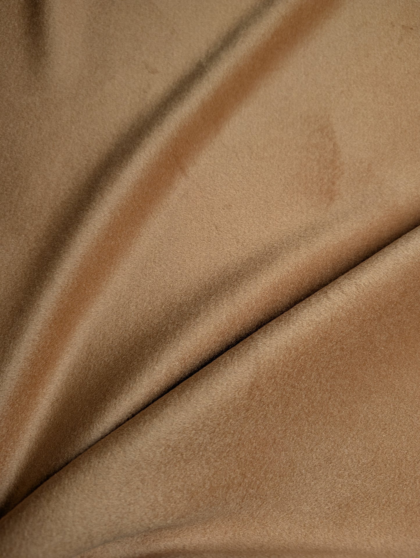 Mantelstoff · Fuzzy · Kaschmir, Wolle · Pantone Clay · 150 cm · 340 g/m² · Meterware