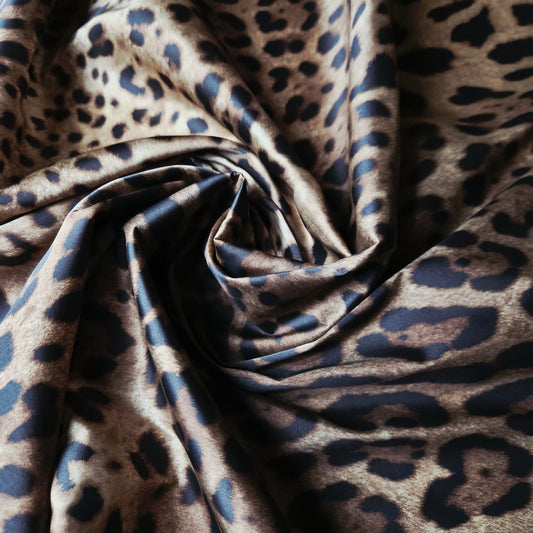 Windbreaker · Polyester · Animal · Farbe: Braun- und Schwarztöne · 140 cm · 100 g/m² · Meterware