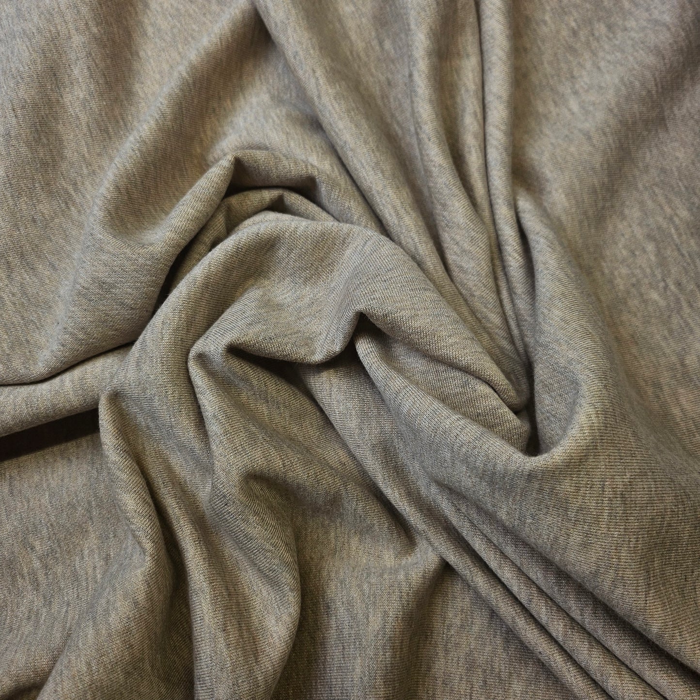 Meterware · Sweat · Baumwolle, Kaschmir · Pantone Cement · 150 cm · 220 g/m²