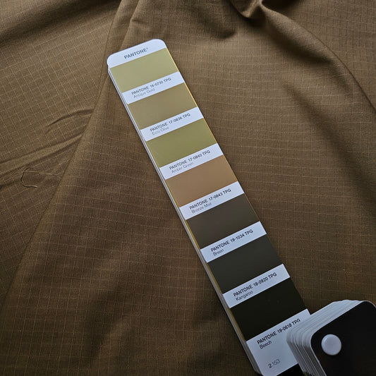 Ripstop · Baumwolle · Uni · Pantone Ecru Olive · 150 cm · 270 g/m² · Meterware
