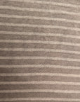D&G Designerstoff – Deadstock Jersey Greige mit feinen 0,5 cm Streifen | 170 cm | M1X2X15