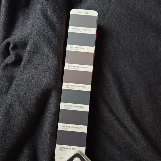 Sweat · Baumwolle · Uni · Pantone Iron Gate · 205 cm · 310 g/m² · Meterware