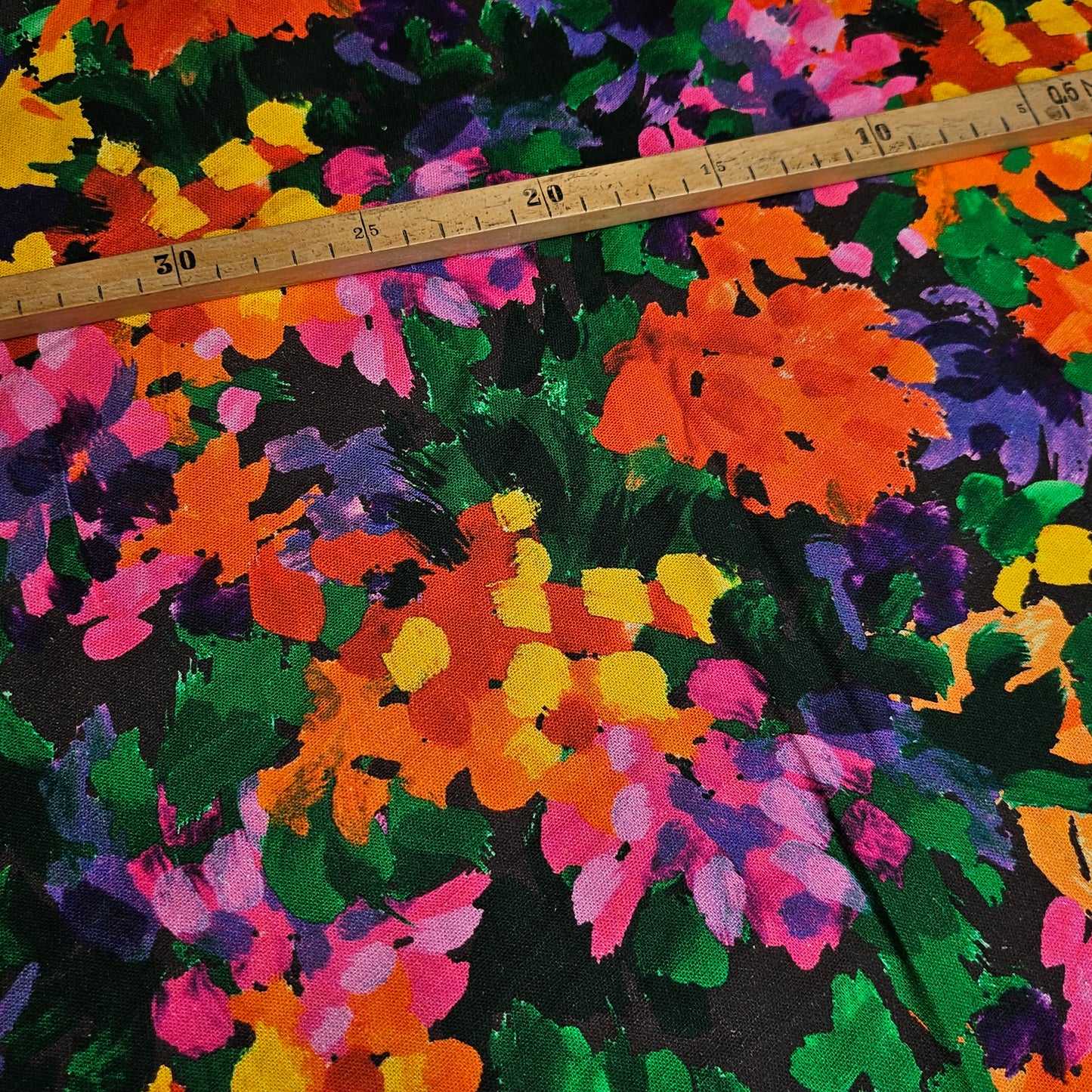 Poplin · Baumwolle · Floral · Regenbogen · 130 cm · 190 g/m² · Meterware