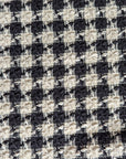 Deadstock Meterware Tweed – Schwarz-Weiß Sommerqualität, G*cci (Stoffbreite 145 cm) (M3X1X8)