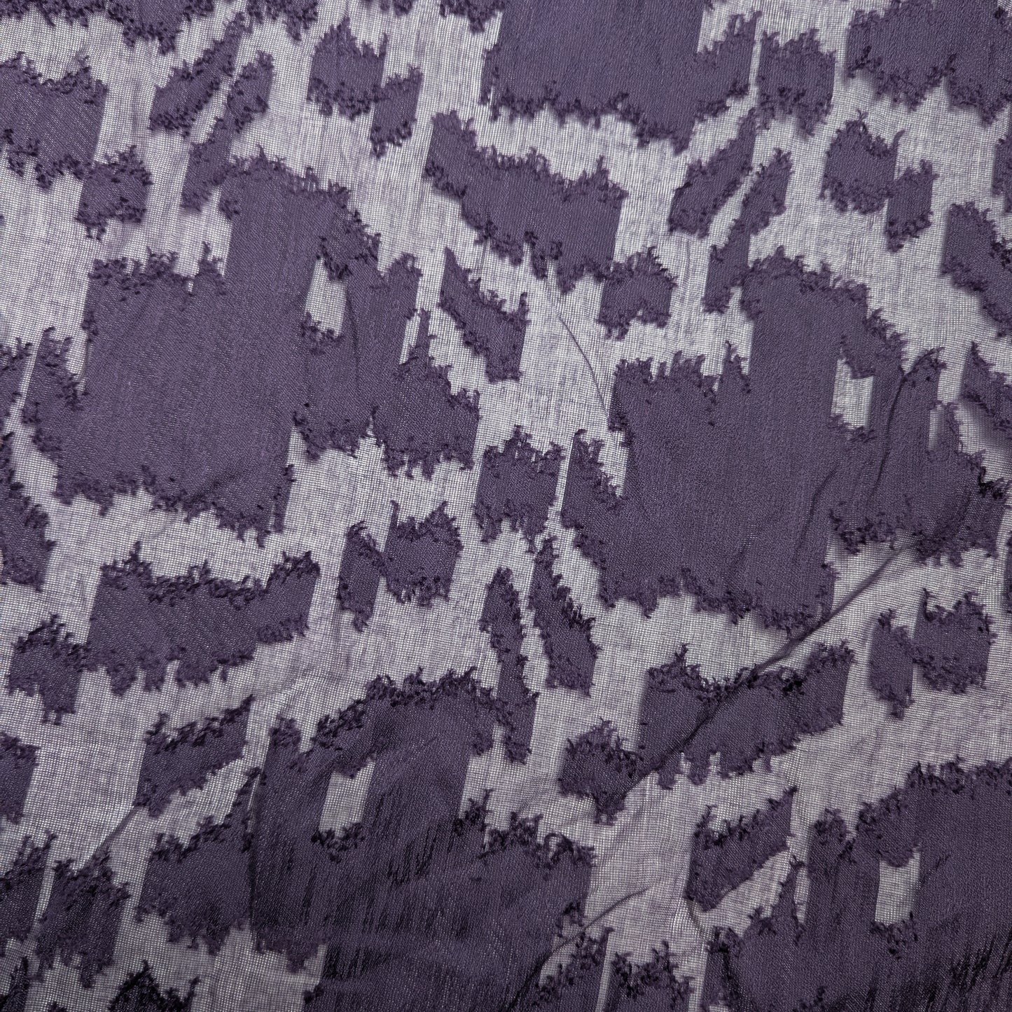 Meterware Fil Coupe  D*or Basisfarbe Vintage Violet  Baumwoll-Seide Mischung Breite 145 cm M6X5X10 110 g/m²