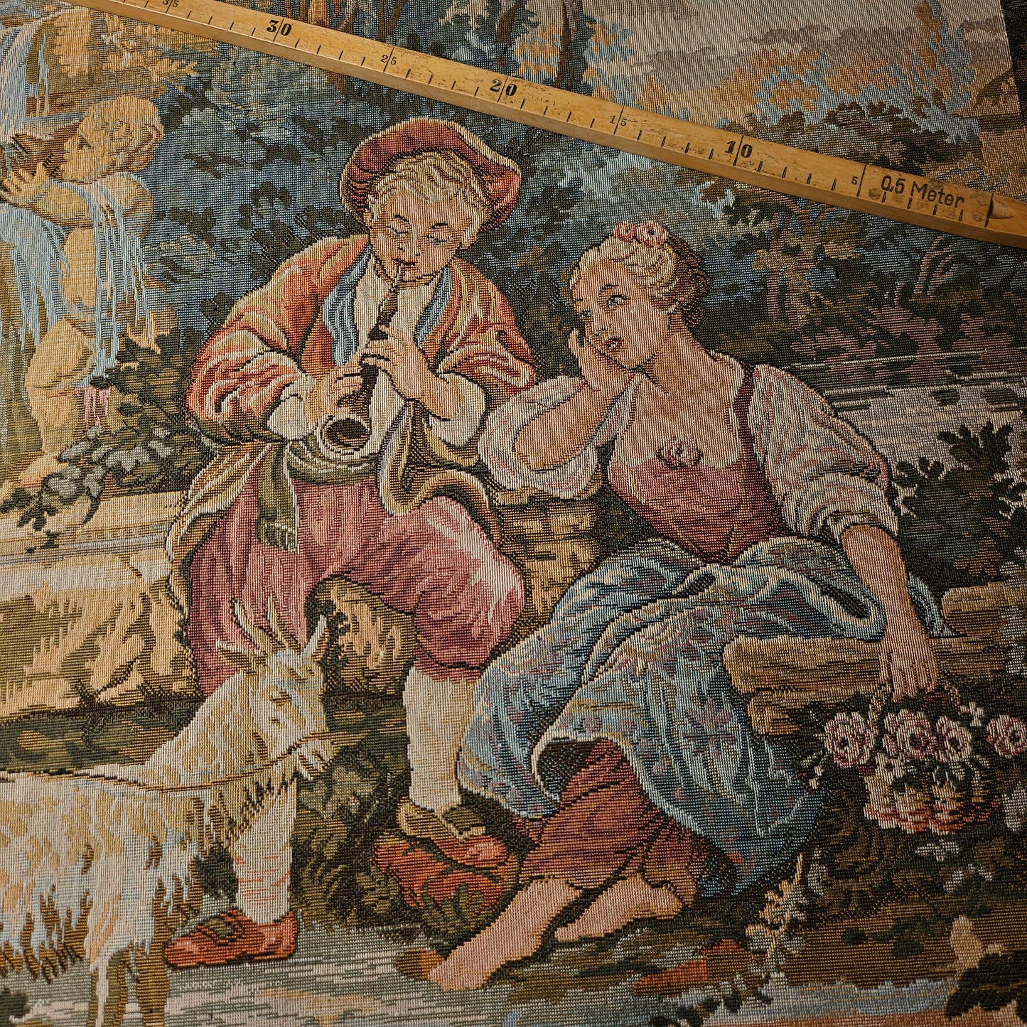 Panel, Polyester, Brokat · 65×70 cm