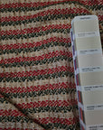 Deadstock Baumwoll-Tweed – Pantone-Farbton Gardenia Multicolor Streifen, G*cci (Meterware, Stoffbreite 140 cm) (M9X4X2)