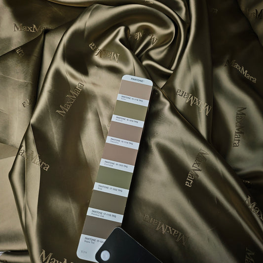 Futter · Viskose · Logo · Pantone Incense · 150 cm · 100 g/m² · Meterware